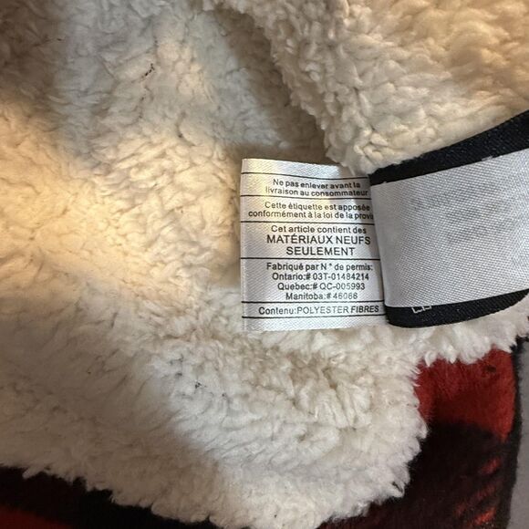 NWT Urban Republic Toddler Boys 2T Red Black Plaid Sherpa Lined Hooded Coat - Picture 9 of 15